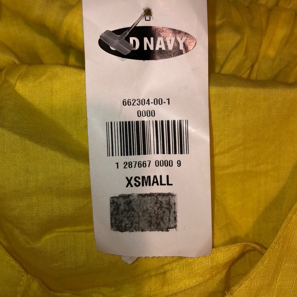 Old  Navy Yellow Dress. NWT. XS - Picture 5 of 6